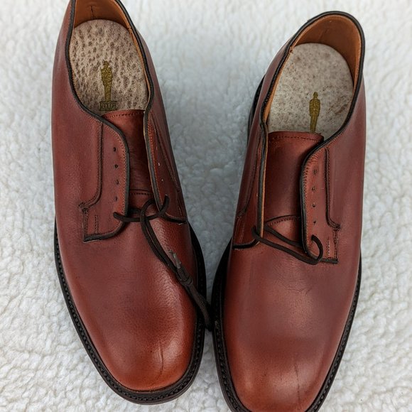 NWOT  Brown men\'s derby lace-up shoes main image 7